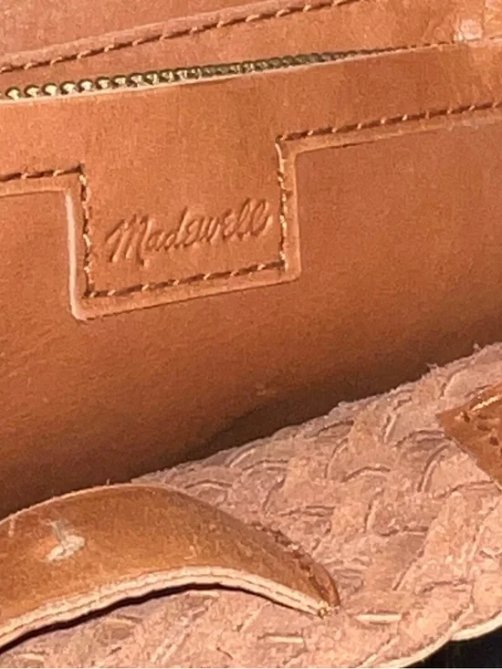 Madewell The Small Transport Crossbody: Woven Leather Edition Purse Bag Tote - Picture 8 of 12